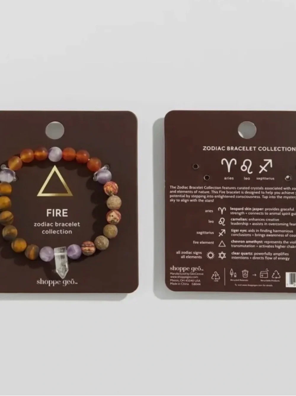 Zodiac Fire Bracelet – Aries, Leo & Sagittarius
